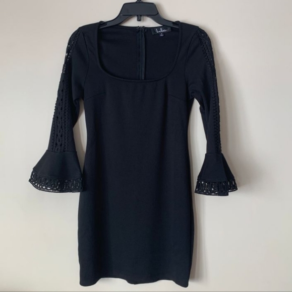 Lulu's Black Crochet Dress - Picture 5 of 11